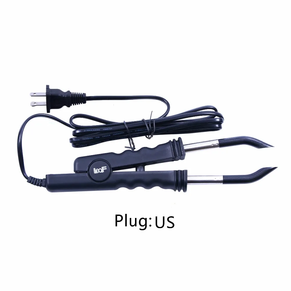 Professional Variable Constant Heat FLAT PLATE Fusion Hair Extension Keratin Bonding Salon Tool Heat Iron Wand