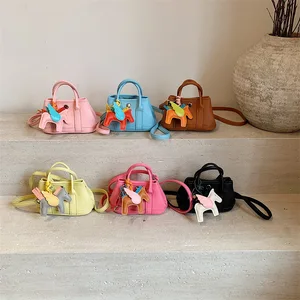 Wholesale Fashion Brand Ladies Purse Female New Styles Colorful Small Children Crossbody Bag Casual Cute Kids Bags Girls Handbag
