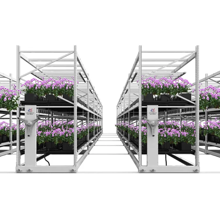 4*8 Feet Modern Greenhouse Plant Vegetable System Mobile Iron Frame Soilless Culture Growing Rack Pressure Easily Assembled