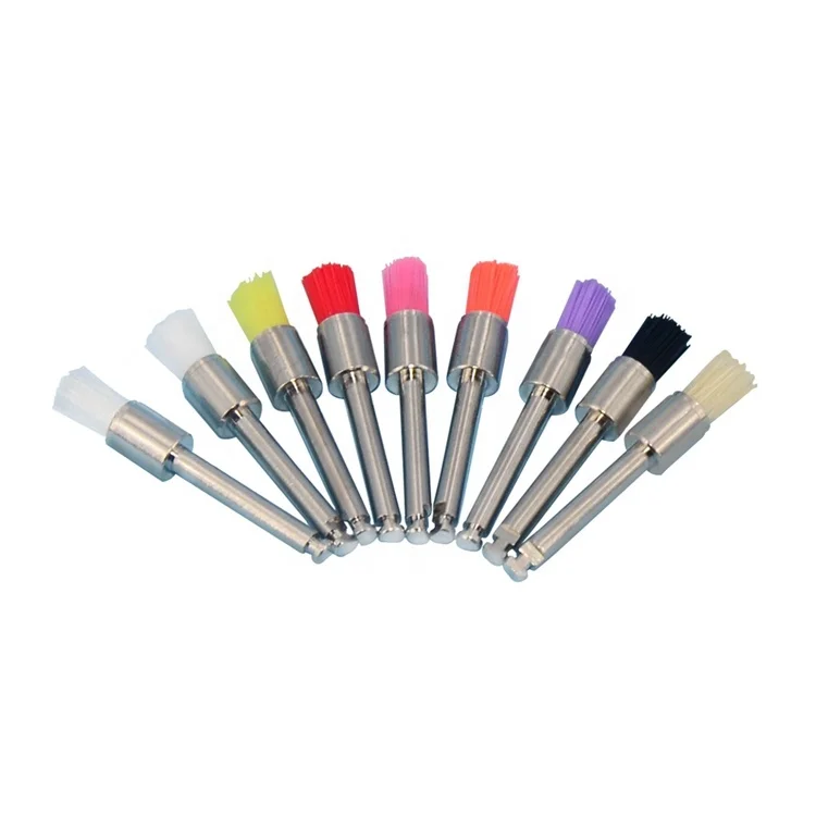 RTS High Quality Latch Type Prophy Brushes Disposable Cup Dental Polishing Brush