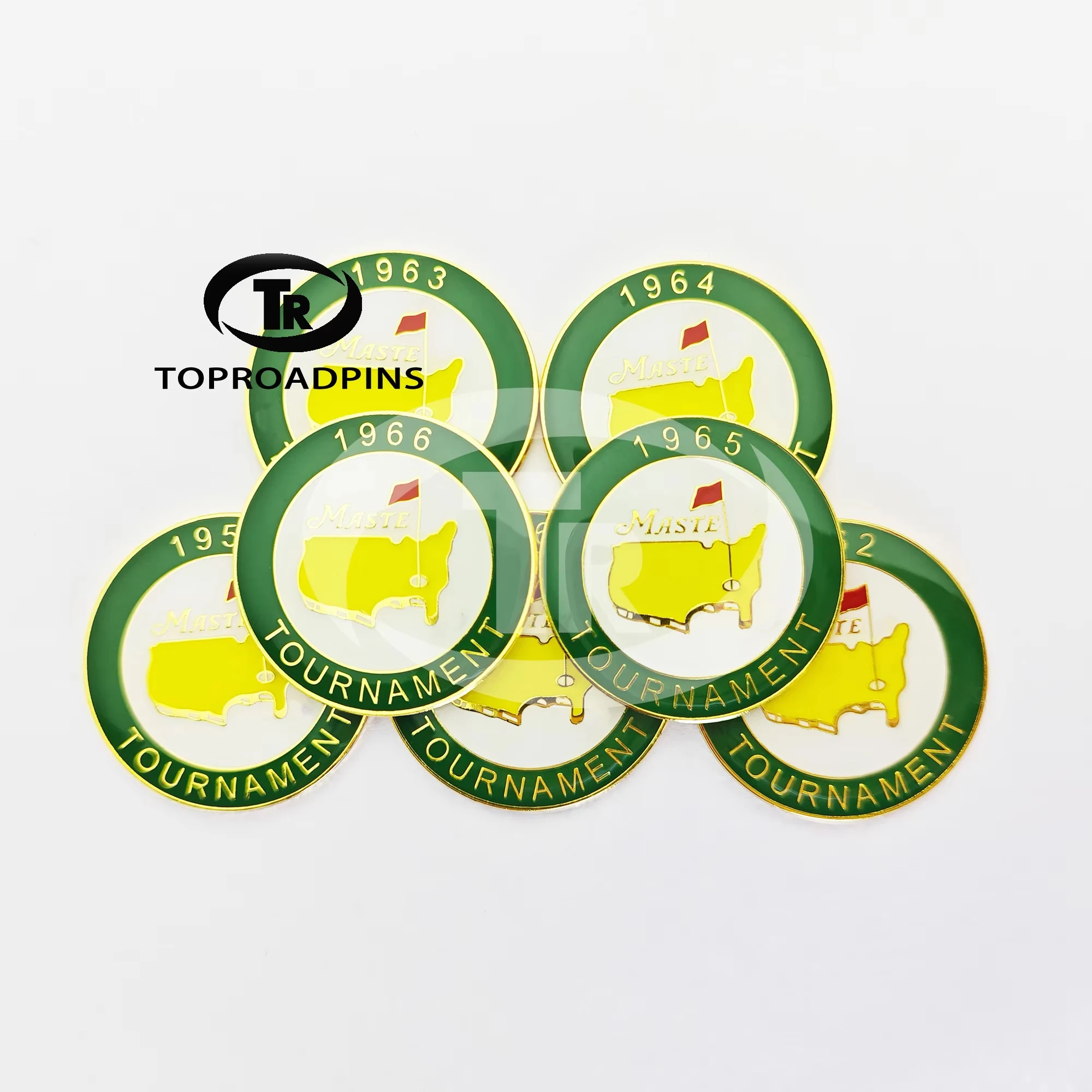Custom Logo Magnetic Hat Clip Blank Metal Bulk Golf Marker