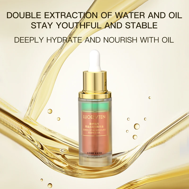 Private Label Anti Wrinkle and Whitening Dual Effect Essential Oil Face Lift Serum Whitening Face Serum for Face Care