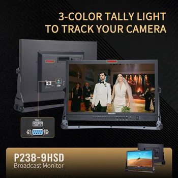 SEETEC P238-9HSD 23.8" Director Monitor with Peaking Focus, Safe Markers, Image Freeze/Flip, Ideal for Live Production detail image