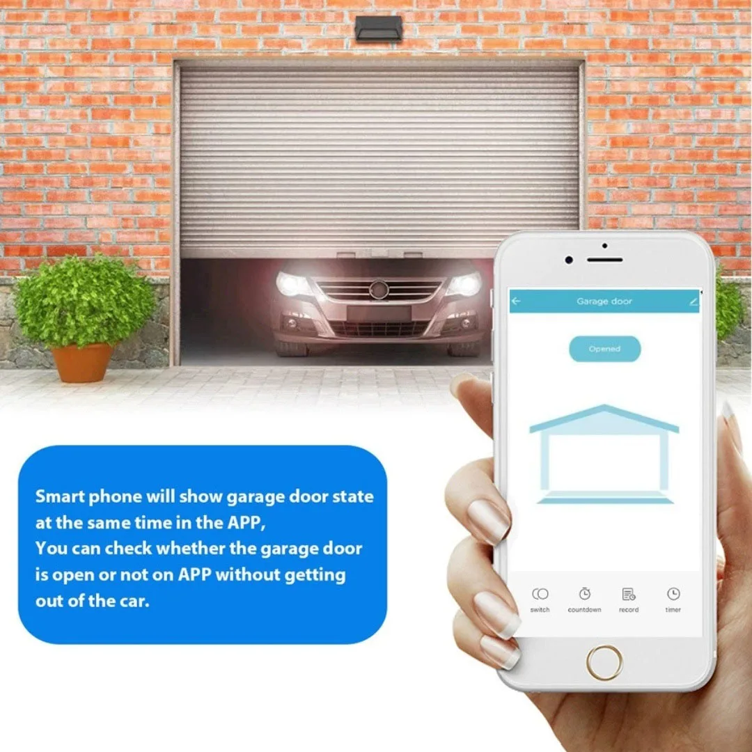 Curated visual reference: Ac100 240V Tuya WiFi Garage Door Controller Kit With Magnetic Photo Inspiration