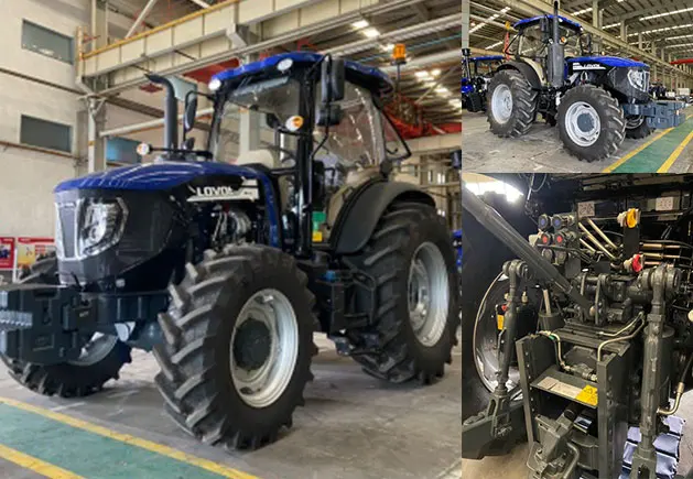 Lovol Tractor  with Cab and Loader 4WD Tractor with Front End Loader and Backhoe