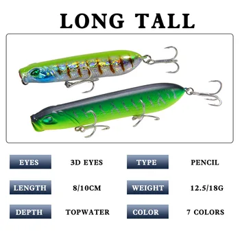 Pencil ABS Live Bait Z-shaped Dog Walking Dog 13g/18g Long Casting Surface Simulation Fake Fish Fishing Tackle – Pencil – view 5