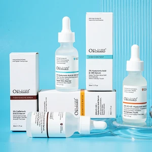 Private Label Anti-Aging 2% Hyaluronic Acid&VB5 Face Serum,5% Caffeine&EGCG Facial Serum,20% VC+VE+Hyaluronic Acid Skin Serum