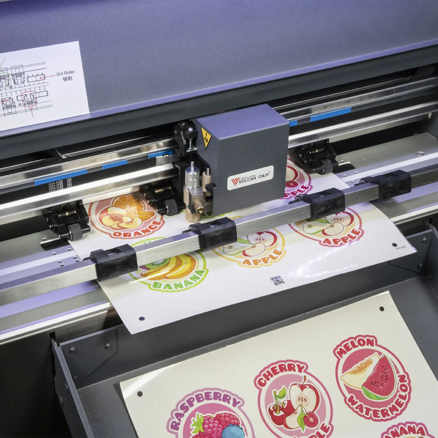 Vulcan Paper Die Cutting Machine Blank Vinyl Sticker Label Cutter Automatic Sheet Cutting Machine