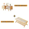 Meuble TV 120 Meets, Table basse Nanshe (Couleur d'origine)
