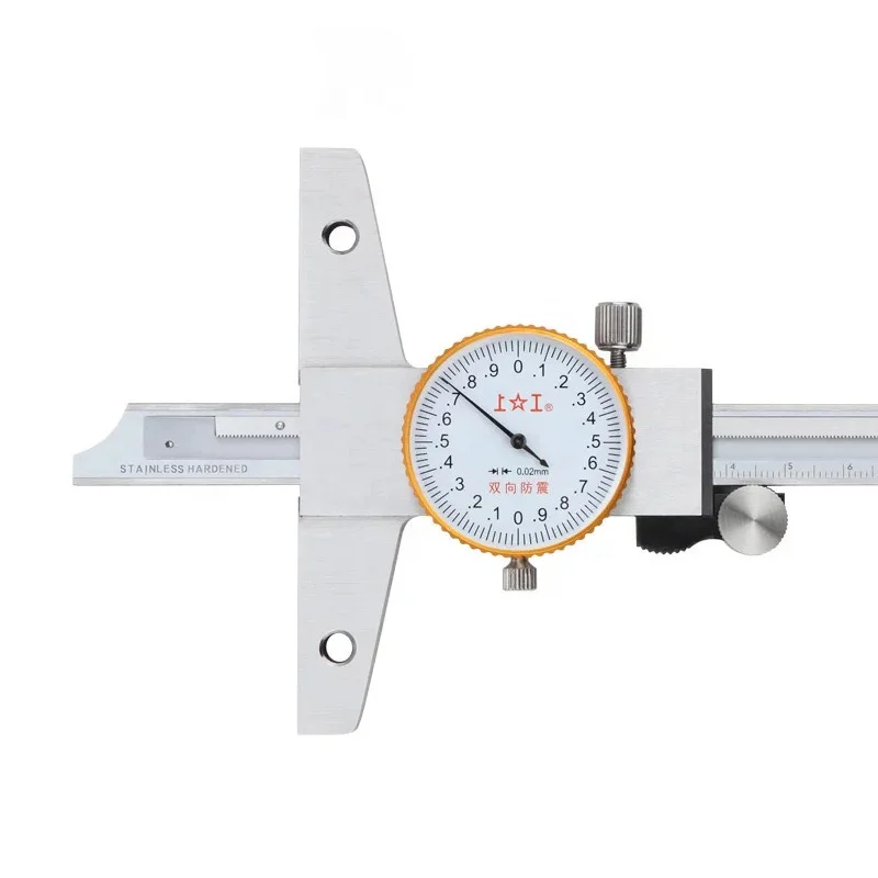 Depth Gauge Vernier Caliper 0150200300mm Measuring Tool Steel Gauges