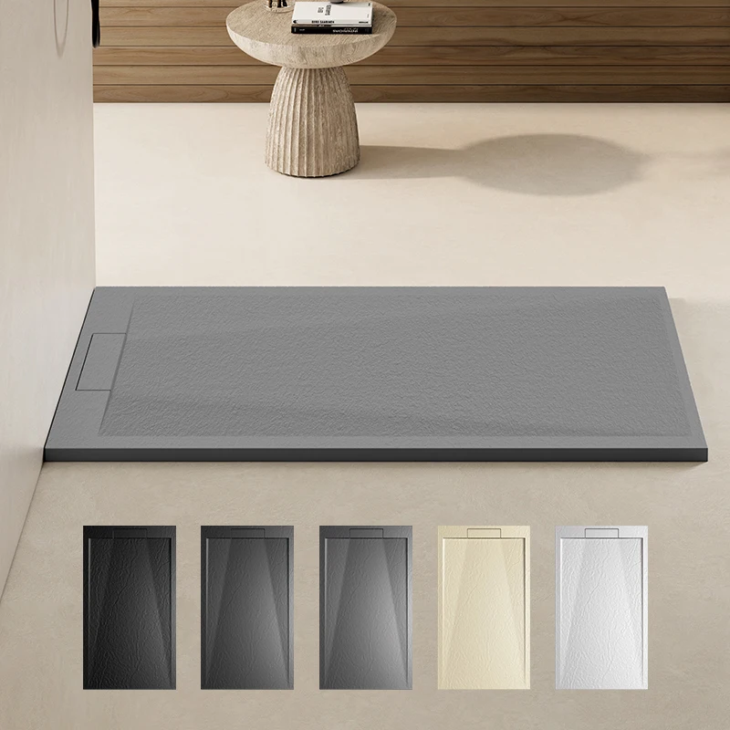 Portable Shower Base Tray Solid Surface Shower Base Pans Shower Pan