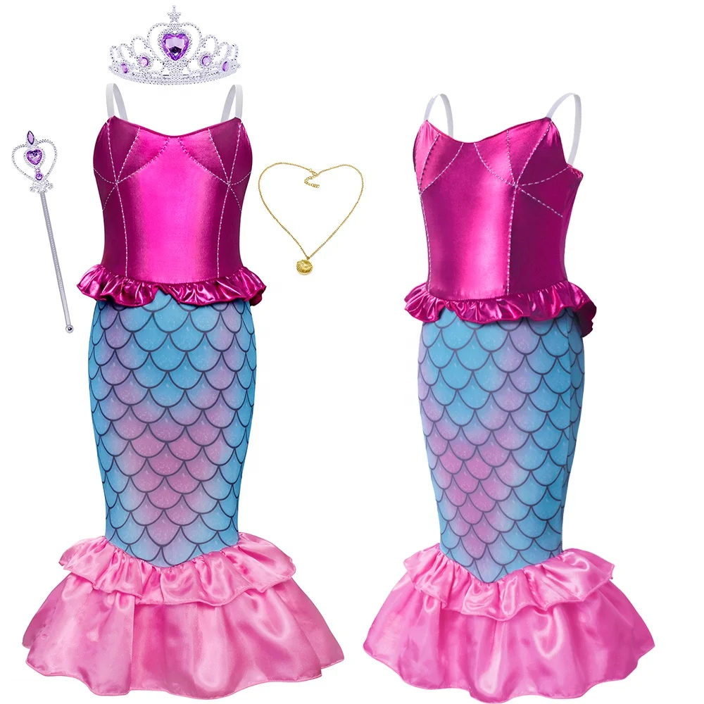 fitted lace wedding dress Mermaid Party Dress – 1lovebaby main image 0