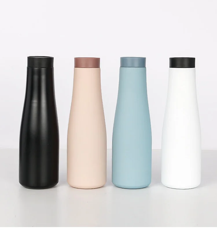 500ml Vacuum Sport Double Wall Stainless Steel Thermo Cola Shape Drink ...