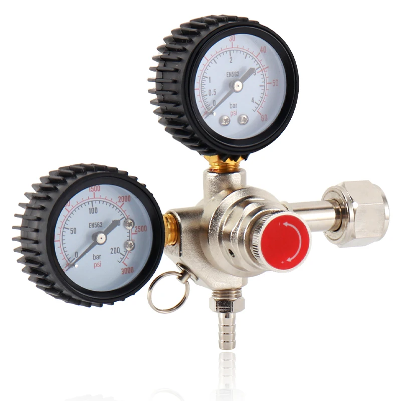 Dual Gauge Keg Beer Co2 Regulator Cga320 Inlet For Draft Beer Homebrew