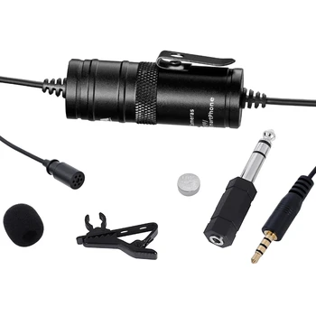 BOYA BY-M1 Microphone Original Recording Lavalier Lapel Microphone Video Mic for Youtube Video Record Mic for iPhone 15Pro Max detail image