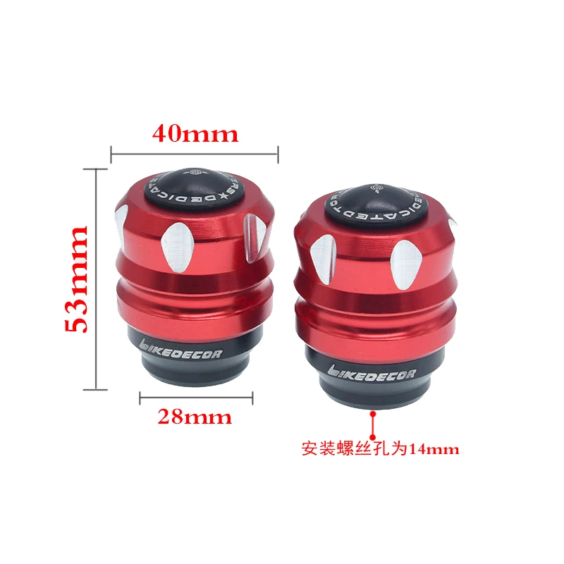 Universal CNC Front Fork Cup Motorcycle Shock Drop Resistance Fall Protect Styling for Harley Yamaha Honda BWS RSZ
