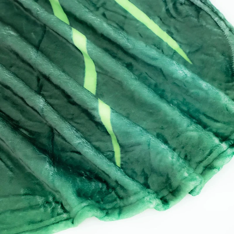 custom printed leaves shaped blanket wearable fleece tv blankets giant leaf blanket for winter