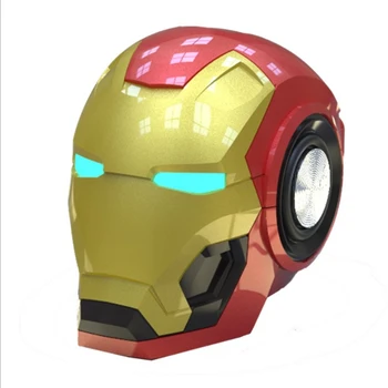 Creative Gift For Marvel Avengers Iron Man Cute Wireless Speaker Carton Subwoofer Bluetooth Speaker