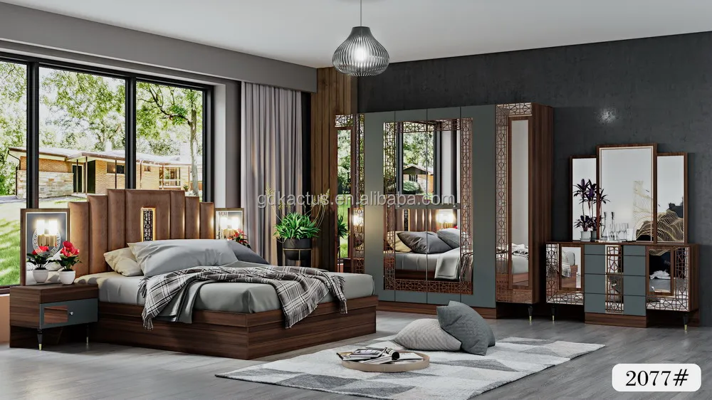 Classic Italian Provincial Bedroom Furniture Set Luxurious King Bedroom