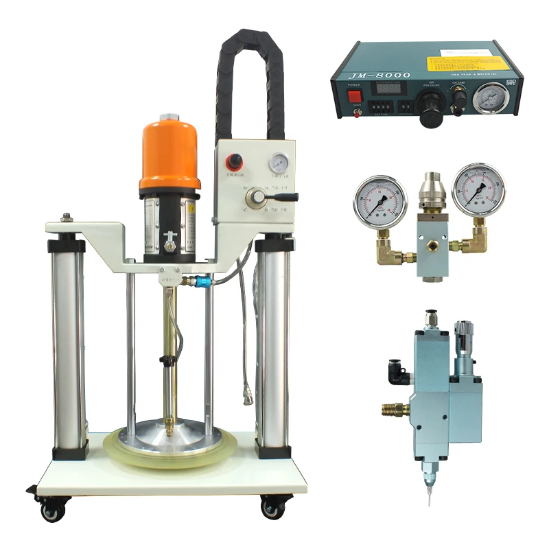 Fully Automatic High-Viscosity Liquid Grease Silicone Grease Double Column Dispensing Machine Pressure Plate Pump
