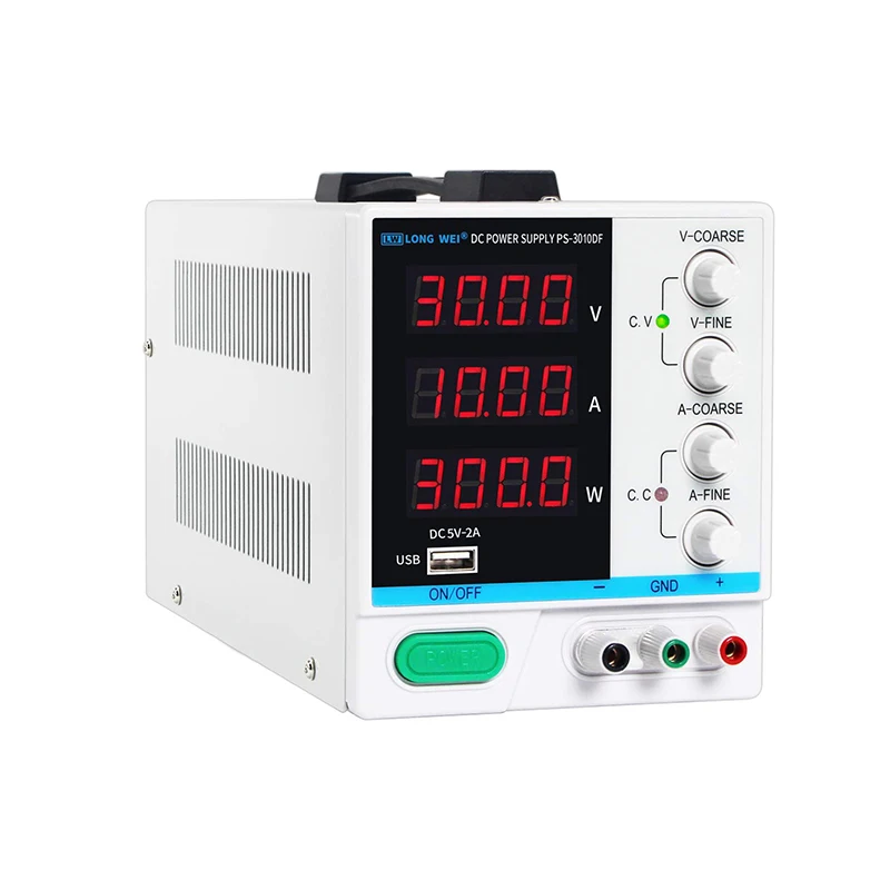 30V 10A DC Switching Power Supply LONGWEI PS-3010DF Bench Equipment for Testing & Charging