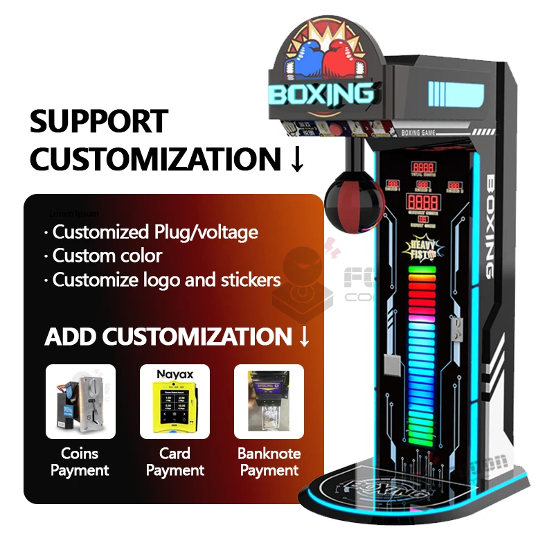 Focon QJS-20250526 Arcade Boxing Machine-Street Basketball Boxing