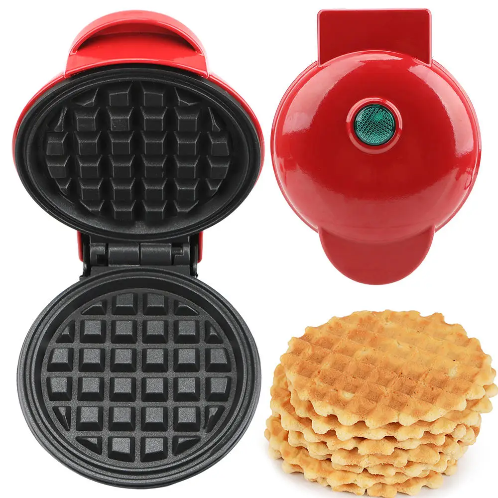 DASH Mini Maker for Individual Waffles, Hash Browns, Keto Chaffles with  Easy to Clean, Non-Stick Surfaces, 4 Inch, Aqua