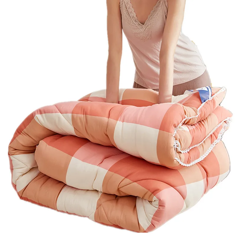 2022 New Arrival Geometric Pattern Thick Washed Cotton Duvet Twin Full Queen king Size Retail and Wholesale