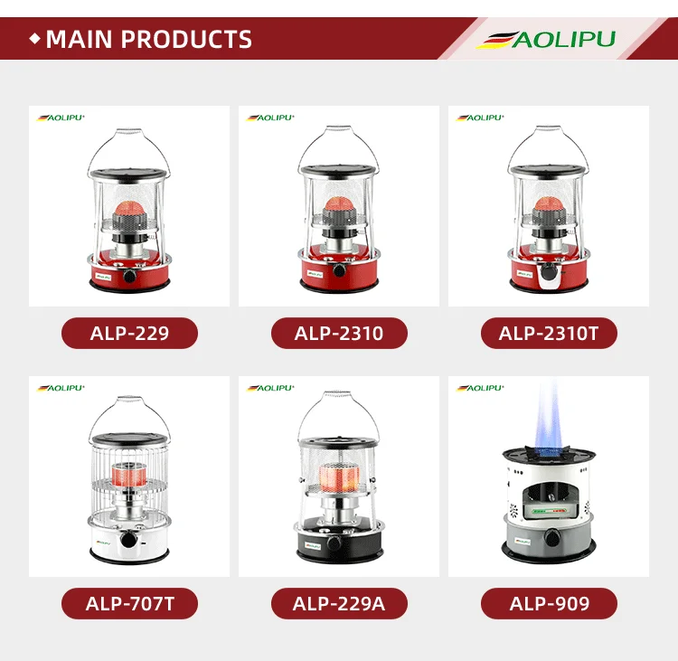 Factory OEM 2310 Fast Heating Portable Indoor Use Kerosene Heater Outdoor Camping Kerosene Cooking Stove Paraffin Heater