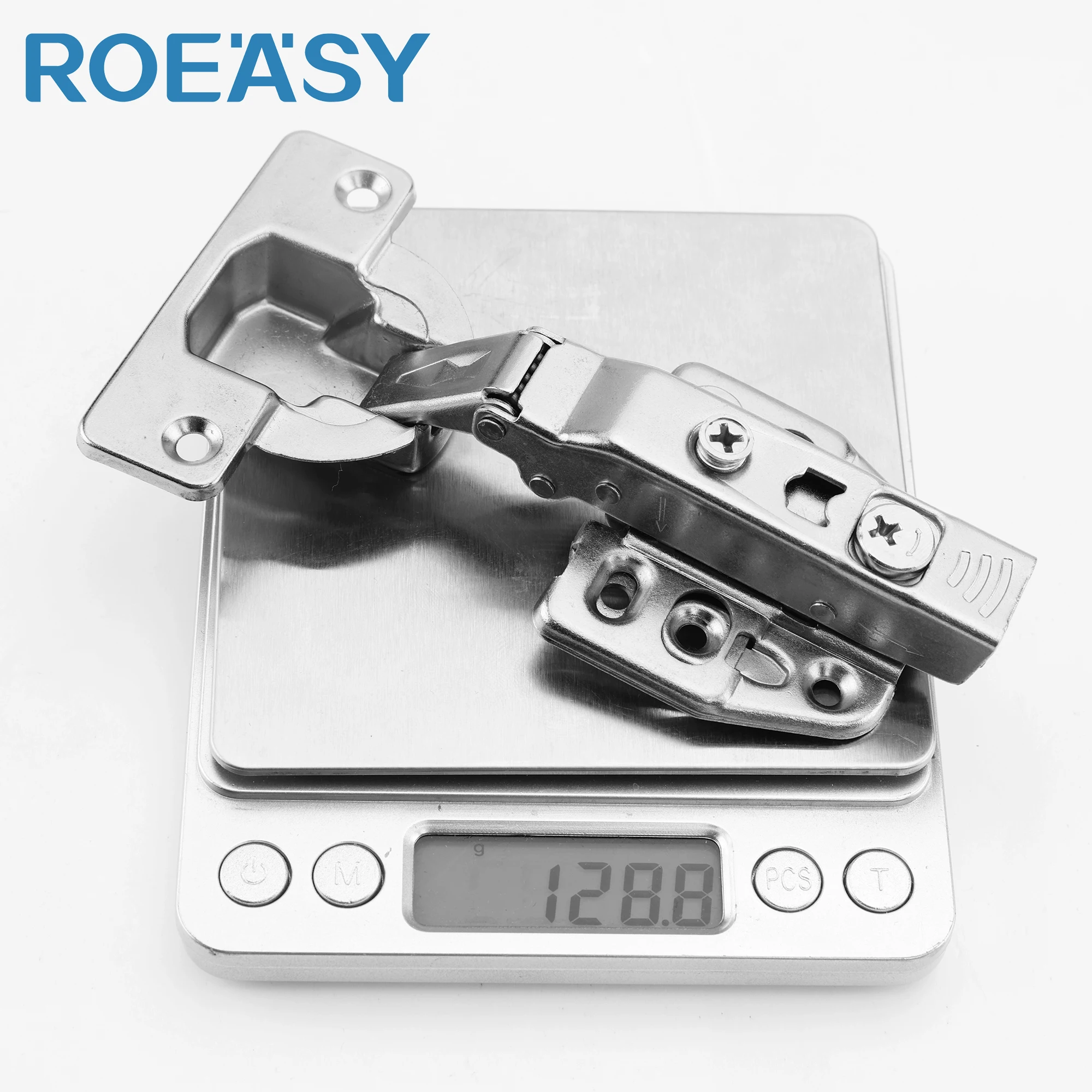 Clip-on 5 Holes Plate 40mm Cup Soft Close Hydraulic Cabinet Hinge for Kitchen