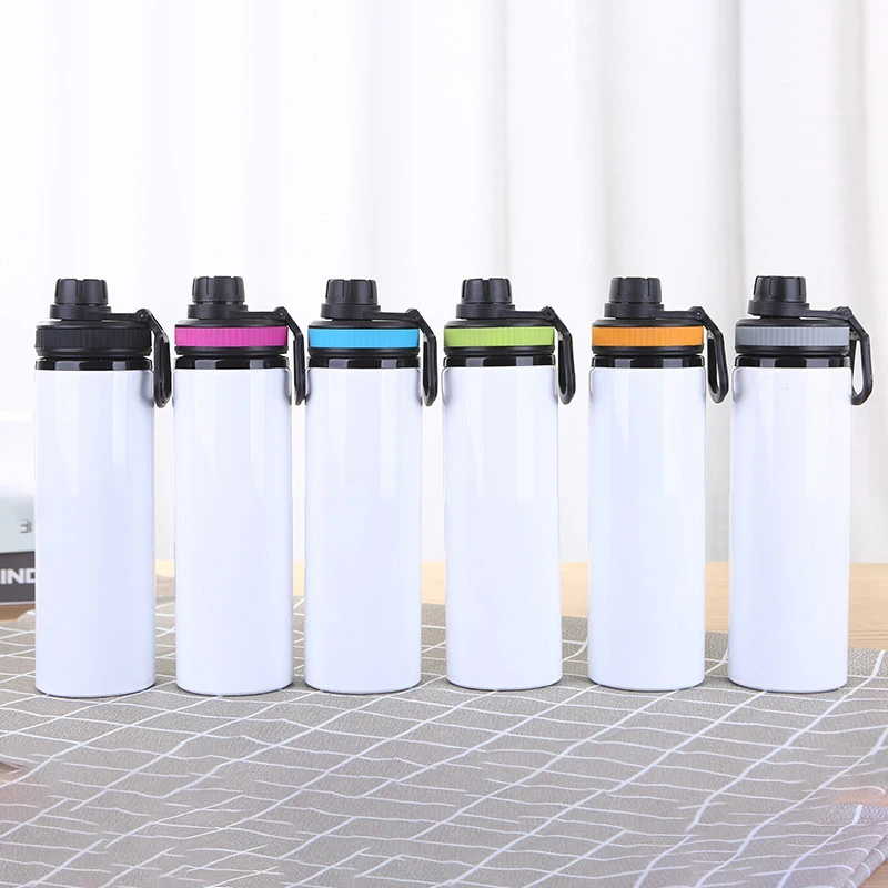 500ml 600ml 750ml Wholesale Hot Selling Sublimation DIY Aluminium Big Mouth Outdoor Sports Water Bottle