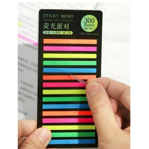 S3610 Index Tabs Transparent Self-stick Waterproof Cheap Index Tabs PET Index Tabs School Supplies Stationery Sticky Note