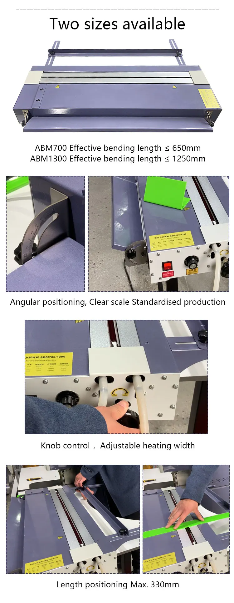 Easily Operate Portable Plate Hot Bending Machine Plastic Acrylic Bender Safe Decoration Saving