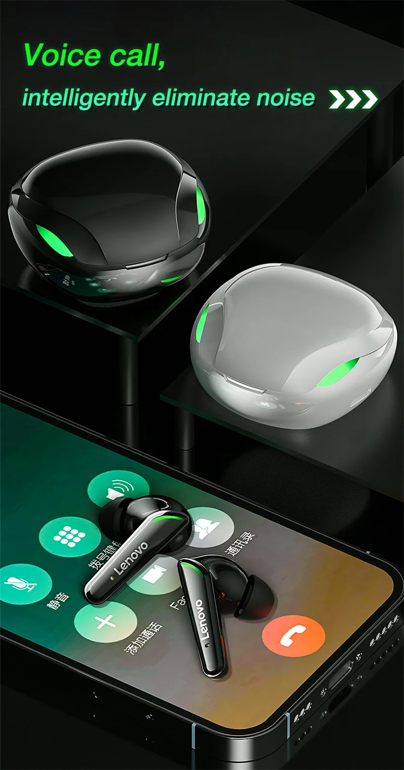 Lenovo XT92 Gaming Snake Bluetooth Earphone Wireless 11 Lenovo XT92 Gaming Snake Bluetooth Earphone Wireless 11