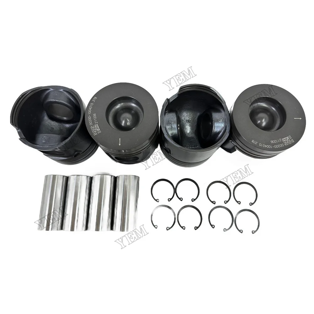 For Yuchai YC4D130 Piston Kit Engine Parts Best Quality 3