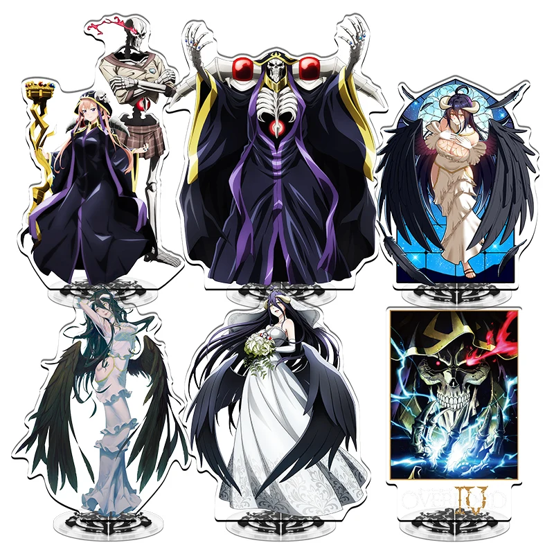 16CM ainz ooal gown albedo Overlord anime game Acrylic Standee figure ...