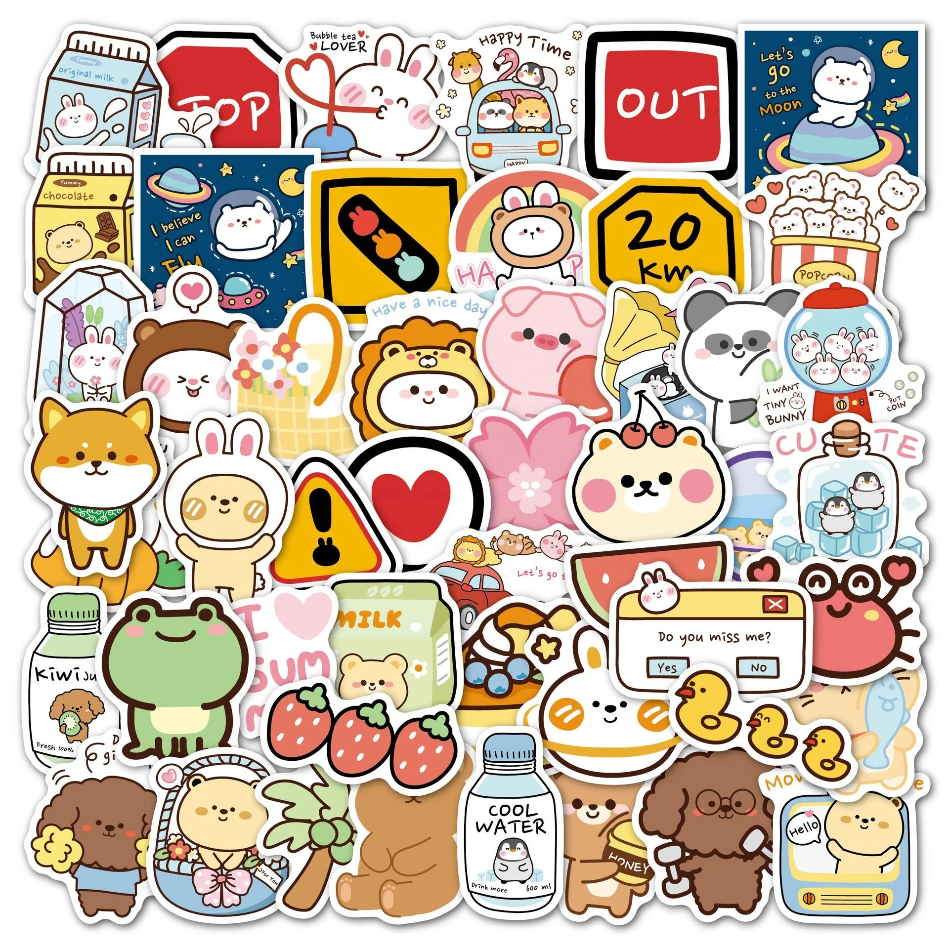 Cute Stickers World // Cute Aesthetic Stickers // Buy Now