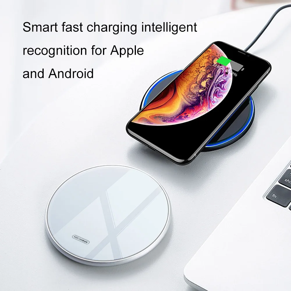 15w Universal Mobile Phone Qi Wireless Charger Pad For Iphone 13/12/11