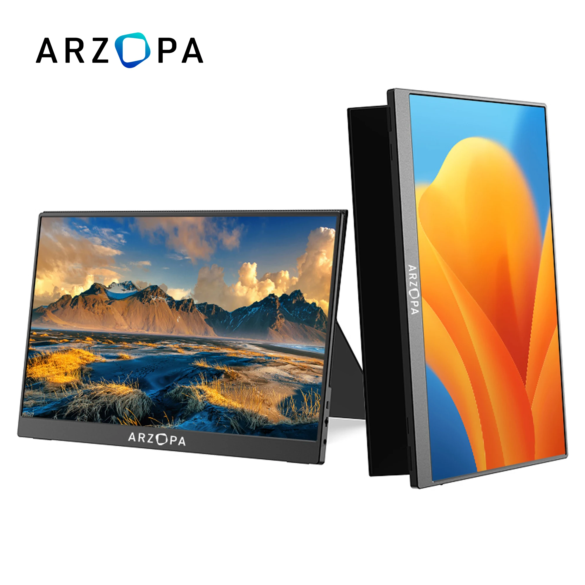 Arzopaスタンドスーパースリム13.3インチPCトリプル2Kポータブル 