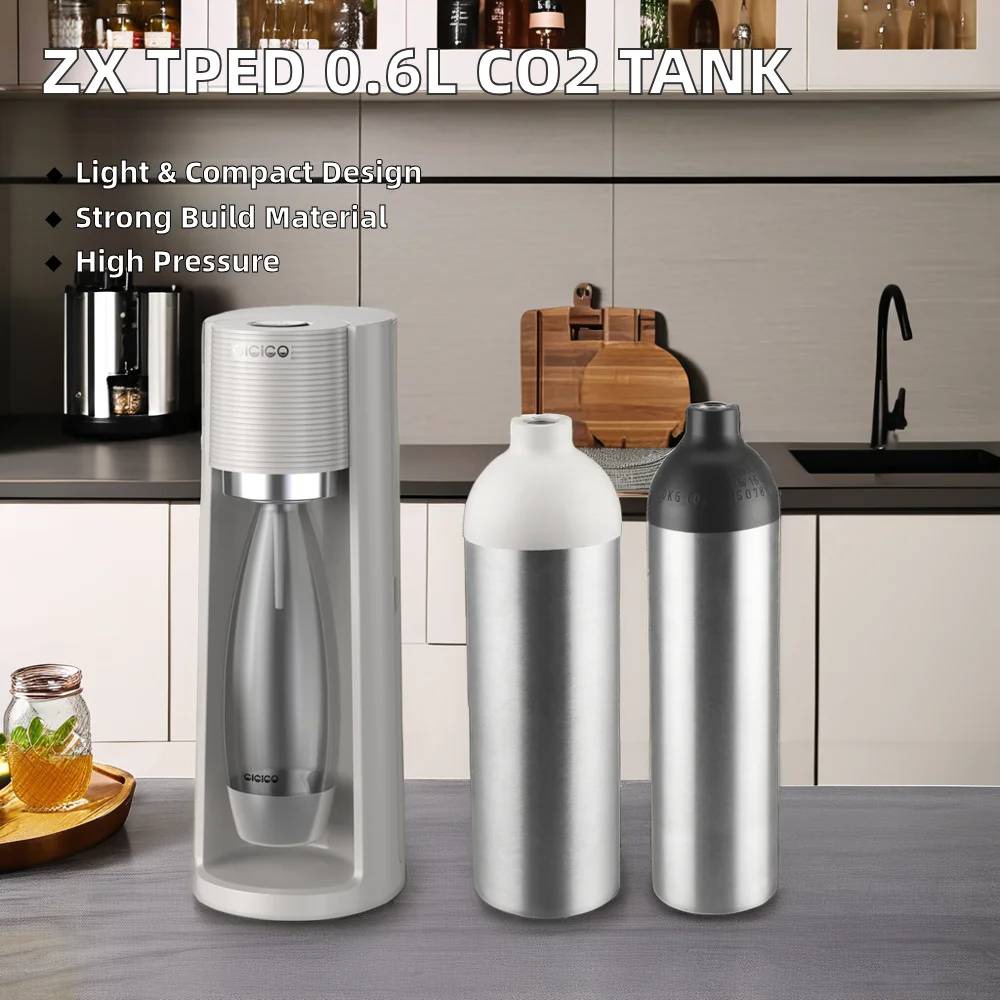 ZX Beverage High Pressure Aluminum Alloy Gas Cylinder Tank TPED