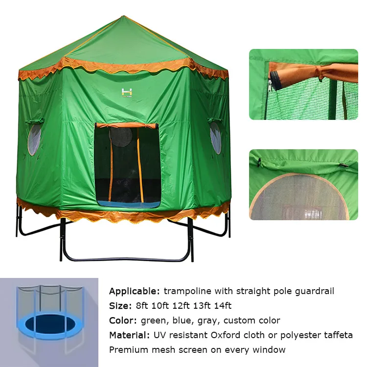 Source Factories Can Customize 10ft 14ft 15ft 16ft Trampoline Tents on m.alibaba.com