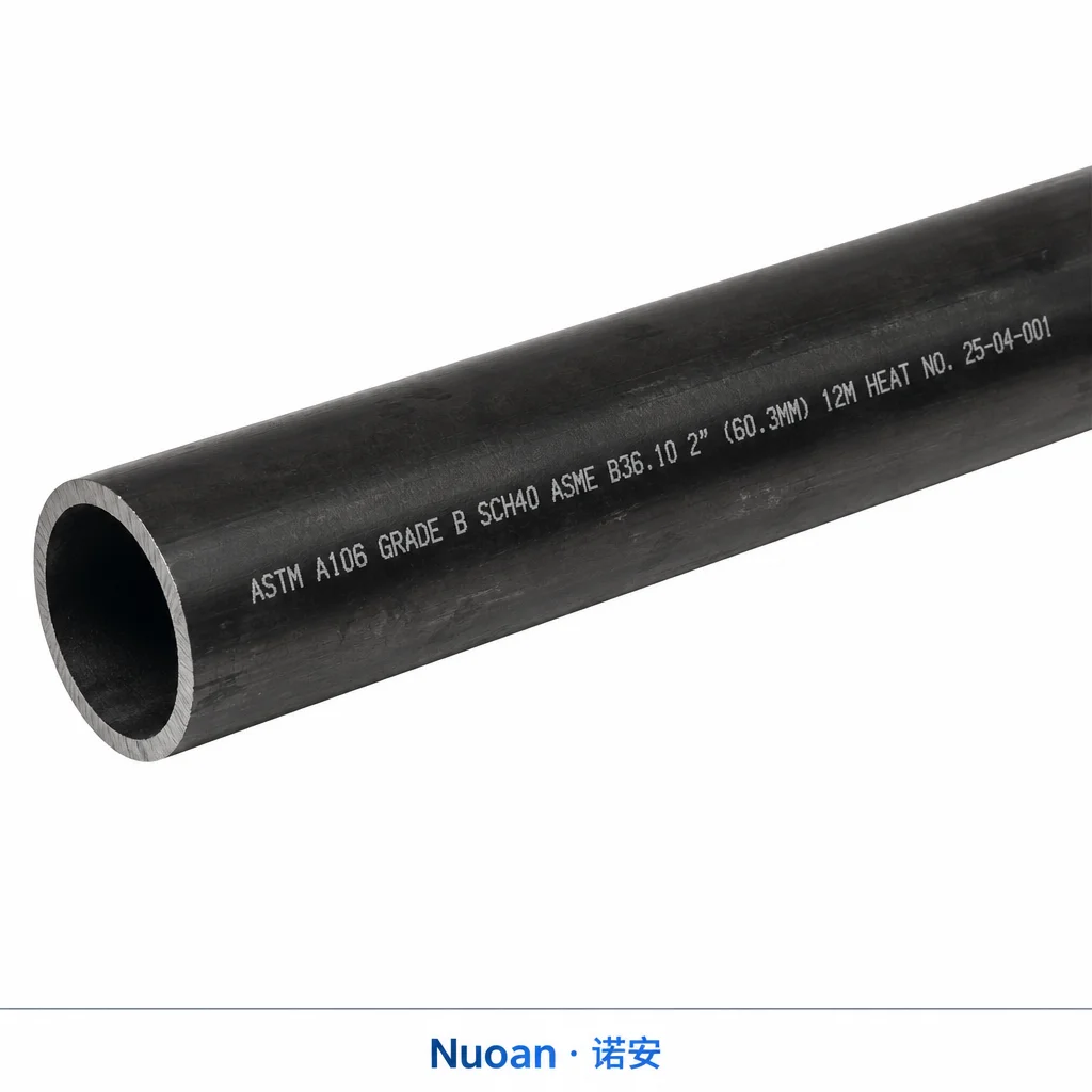 直径 1/8'' 至 30'' 12M 碳钢无缝管 ASTM A106 B 级 Sch40 ASME B36.1