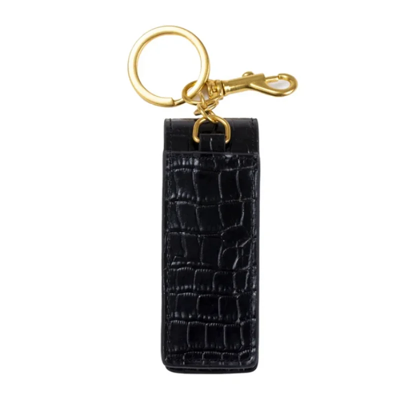 Fashion Cosmetic Case PU Leather Hasps Closure Lipstick Lip Balm