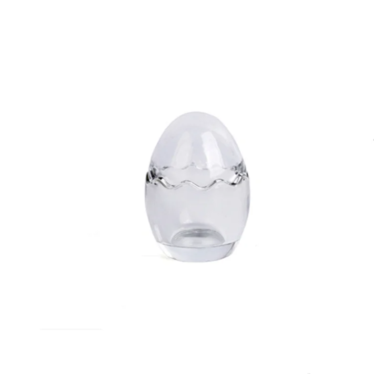 100ml 200ml Egg Shape Pudding Jar Yogurt Glass Cup Glass Container for Dessert