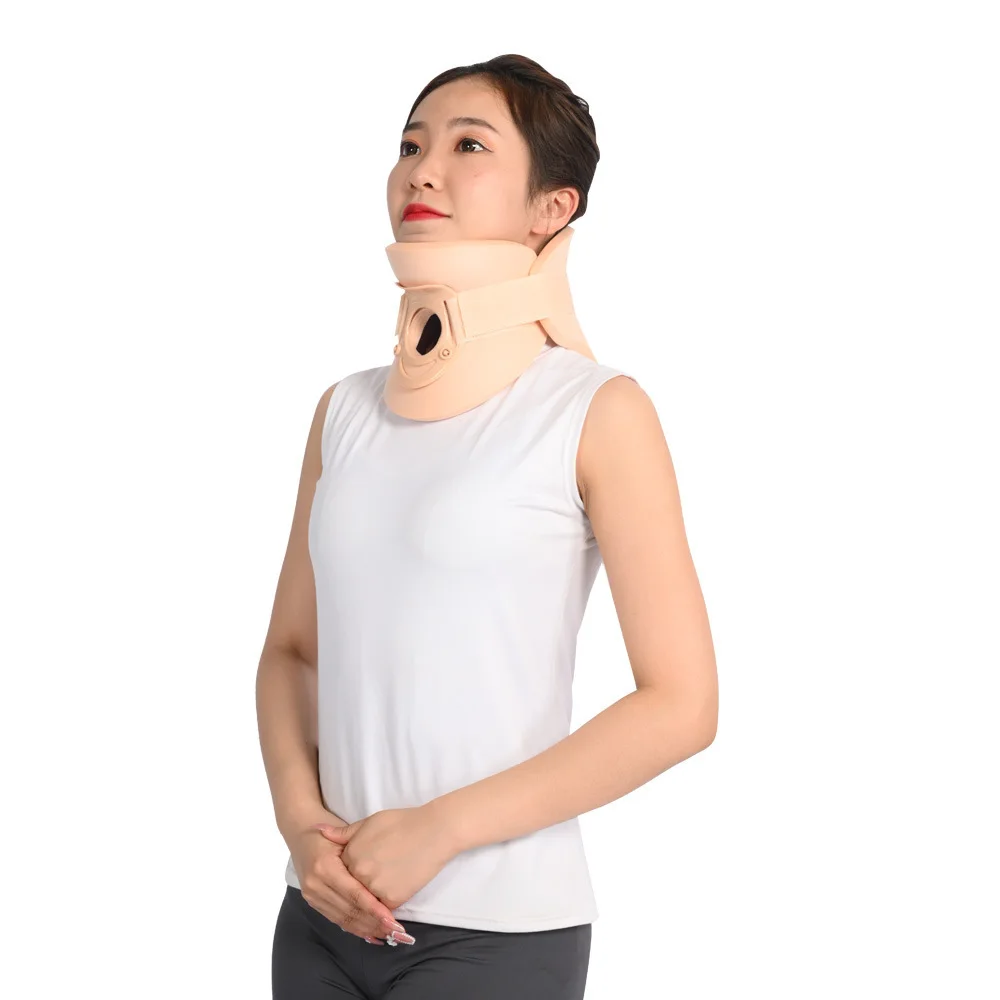 Adjustable neck support brace neck traction cervical collar supplier