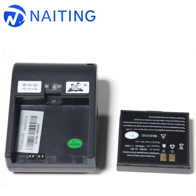 Shanghai Naiting Mini Bluetooth Portable Printer for Taxi/Car with 12V to 9V Adaptor