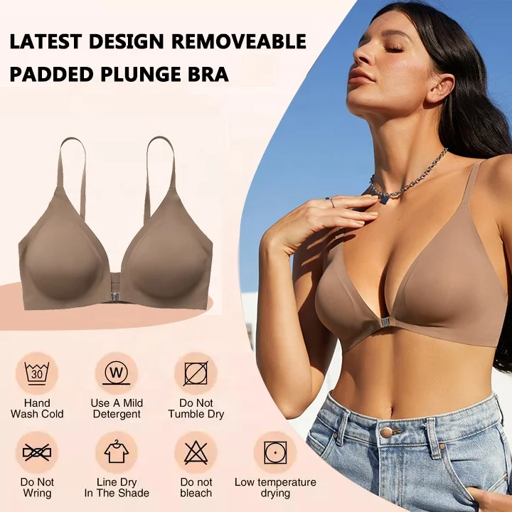 Sharicca Bra with Front Opening Removeable