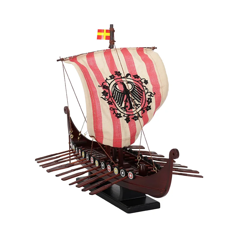 Wooden Norway DRAKKAR OSEBERG Viking Ship Model Sailing Boat Nautical Souvenir Navy Promotional Gift Maritime Home Decoration
