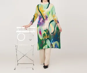 European and American Fashion Ladies' Loose-fit Suits Manufacturer for Wholesale - Miyake Pleated Suits