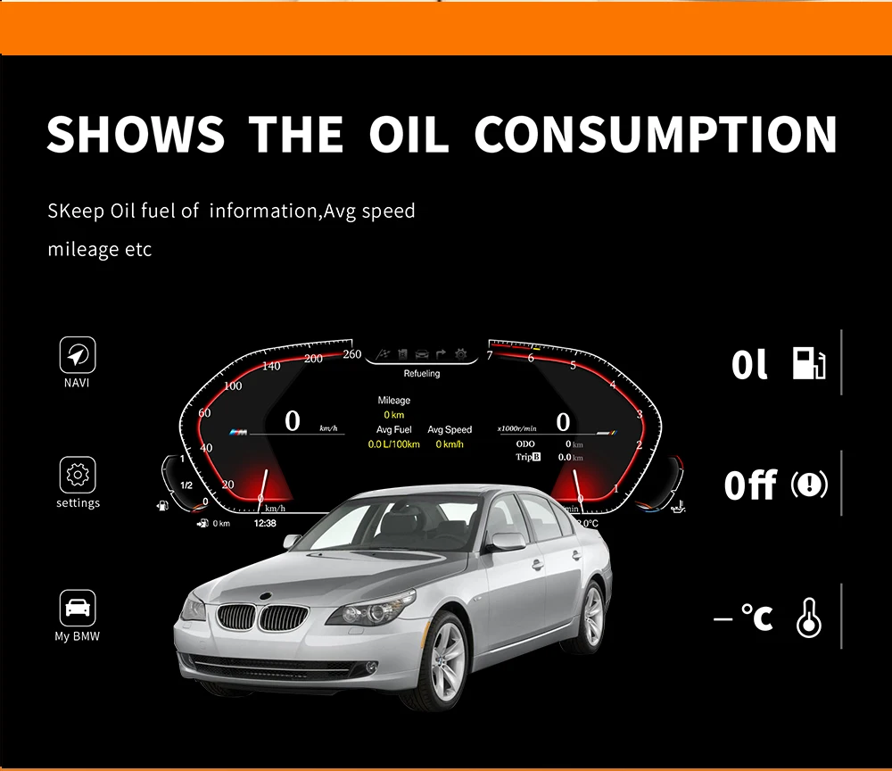 Original Car Digital Cluster Instrument For Bmw F10 E60 F30 E61 X5 E71
